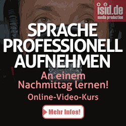 Banner Sprache professionell aufnehmen 250 x 250