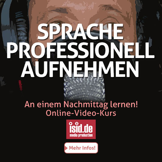 Banner Sprache professionell aufnehmen 550 x 550